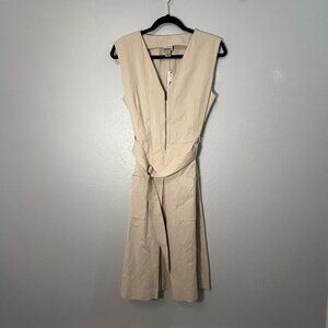 🤎 DKNY Light Brown Sleeveless Dress – Medium 🤎